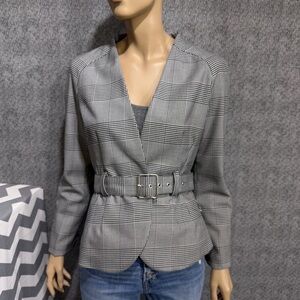 NWT Belted Grey Women's Blazer